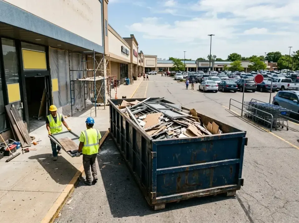 retail-store-renovation-debris-003 — frequently asked questions, Roll-off Dumpster Rentals in Knox, IN